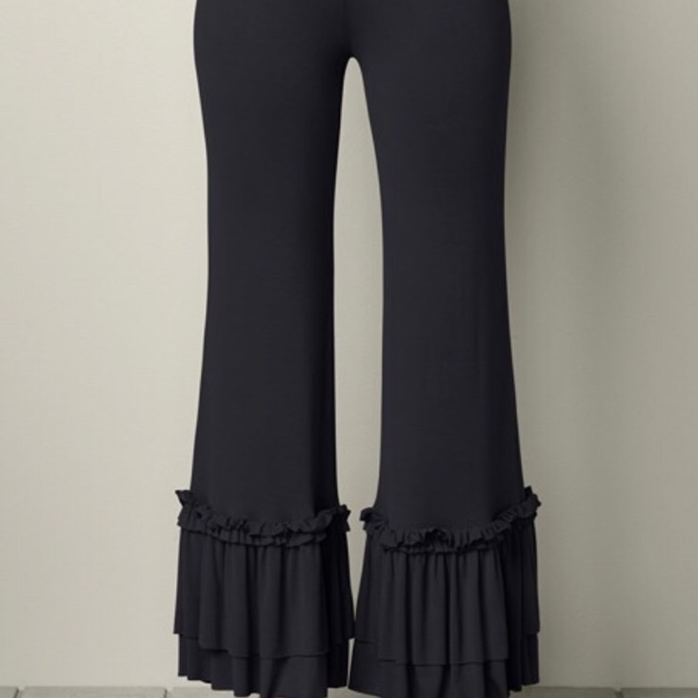 Venus Wide Leg Ruffled Pants